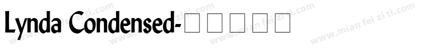 Lynda Condensed字体转换